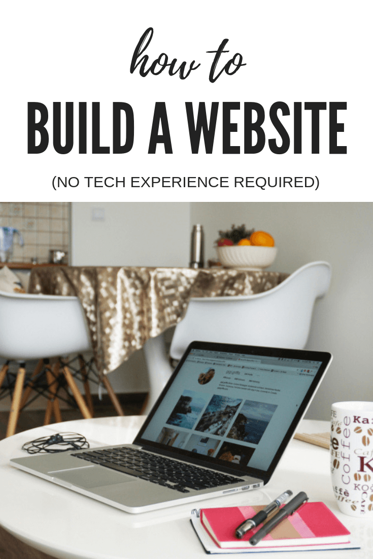 how to build a website without tech experience