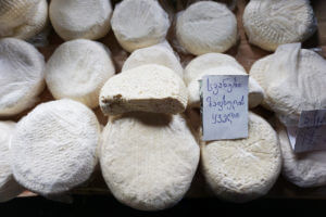 Tbilisi fresh market cheese