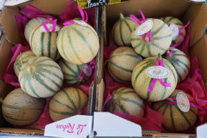 melons at carouge market