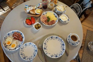 breakfast in Latvia